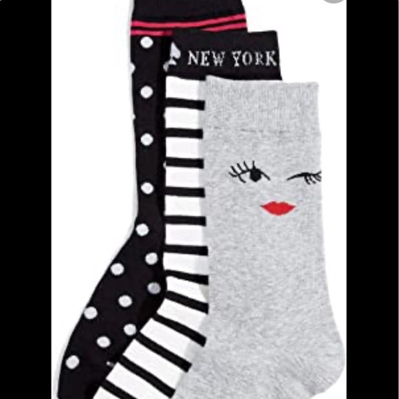 kate spade Accessories - Kate Spade ♠️ Crew Socks 3 pair